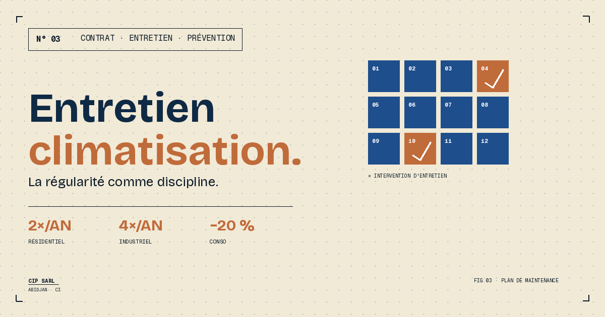 Société entretien climatisation Abidjan : guide 2026