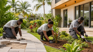 Entreprise d'aménagement extérieur à Abidjan :