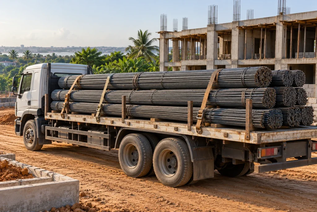 livraison-acier-chantier